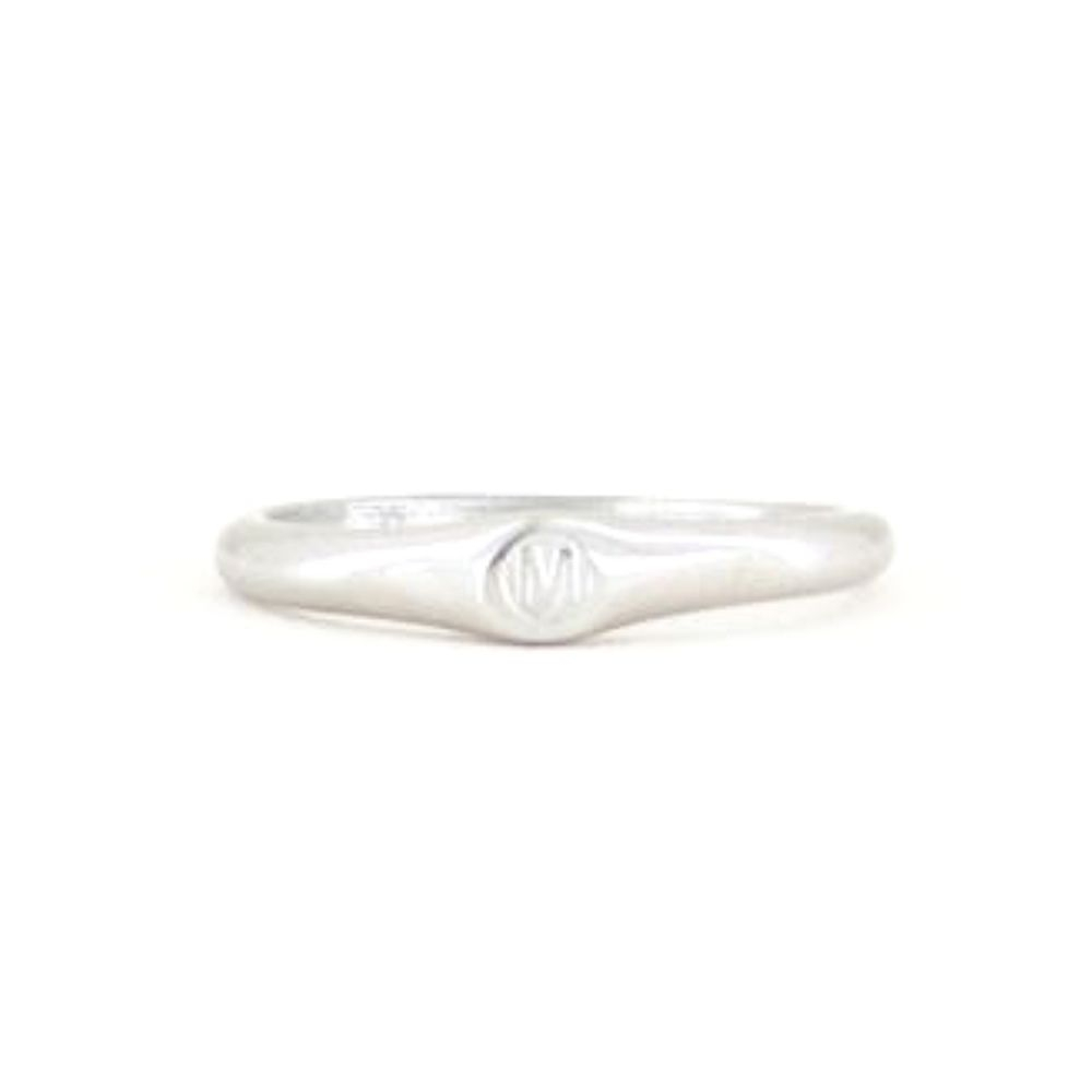 MY JEWELLERY | Initial ring zilver